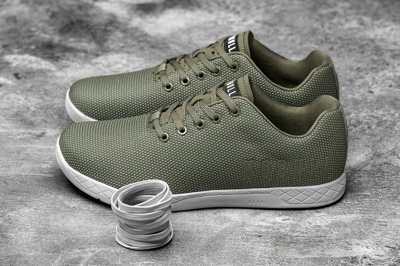 Women's Nobull Army Arctic Trainers Olive | SG A2996H